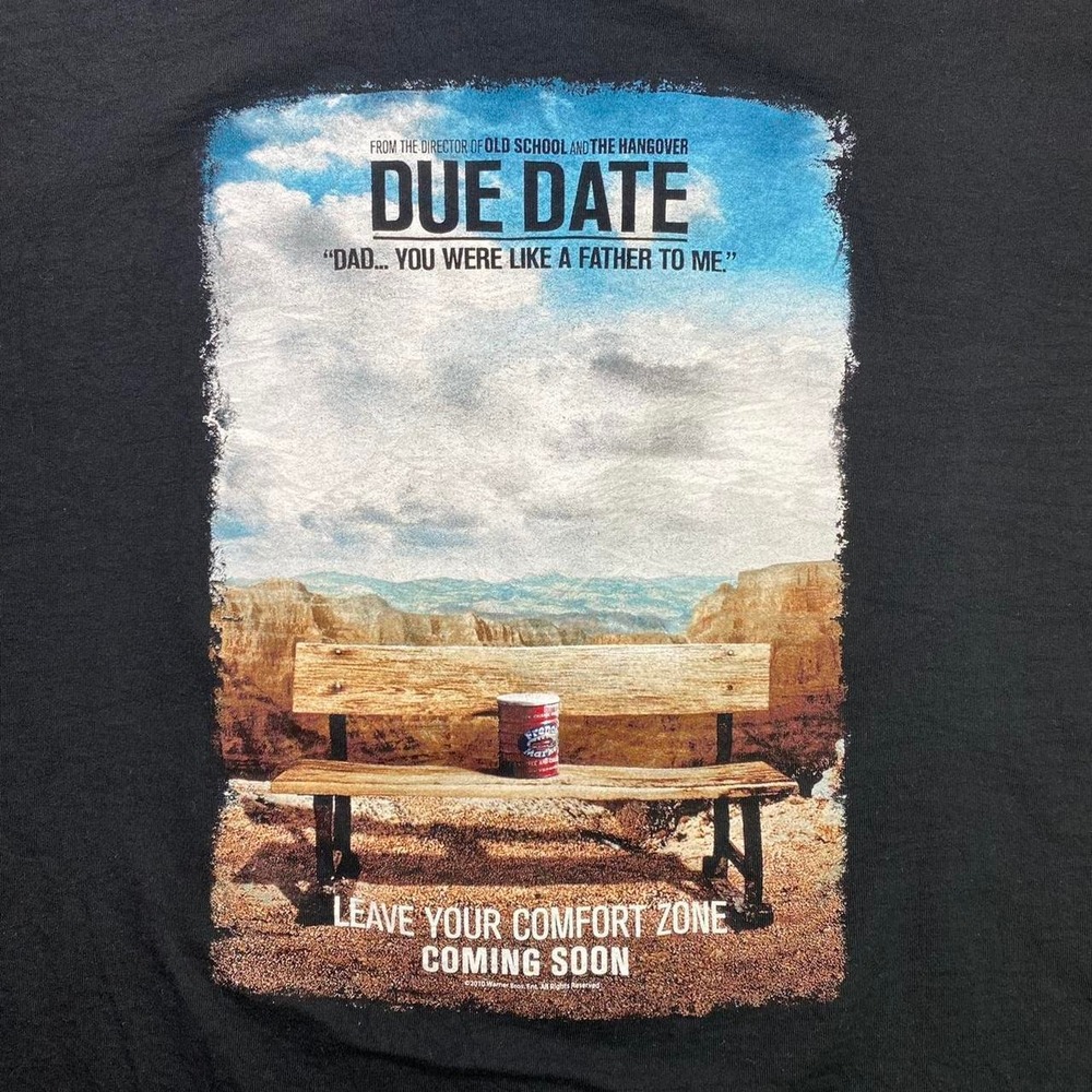 Due Date movie promo shirt Robert Downey Jr. and Zach Galifianakis